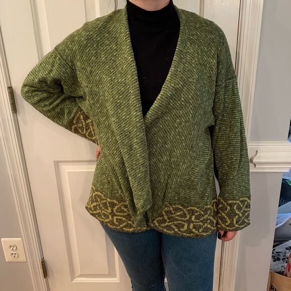 Bill Barber Scotland Celtic Open Front Cardigan OS - Picture 1 of 3